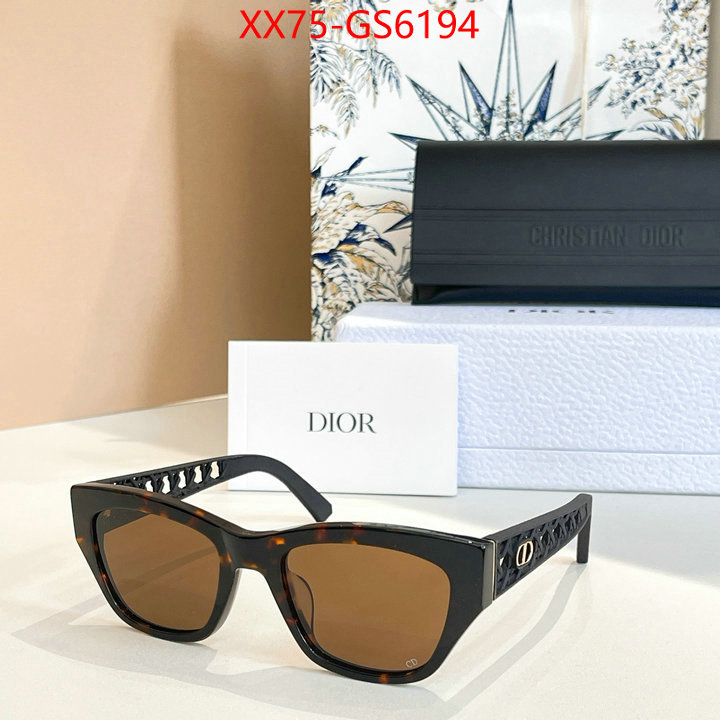 Glasses-Dior designer high replica ID: GS6194 $: 75USD