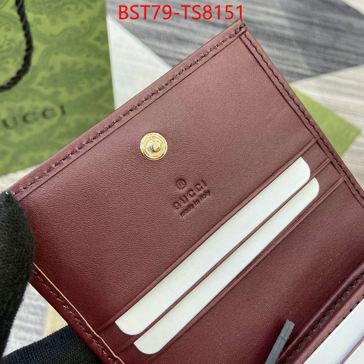 Gucci Bags(TOP)-Wallet- we curate the best ID: TS8151 $: 79USD,
