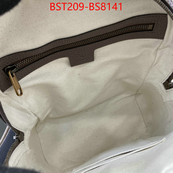 Gucci Bags(TOP)-Backpack- good ID: BS8141 $: 209USD,