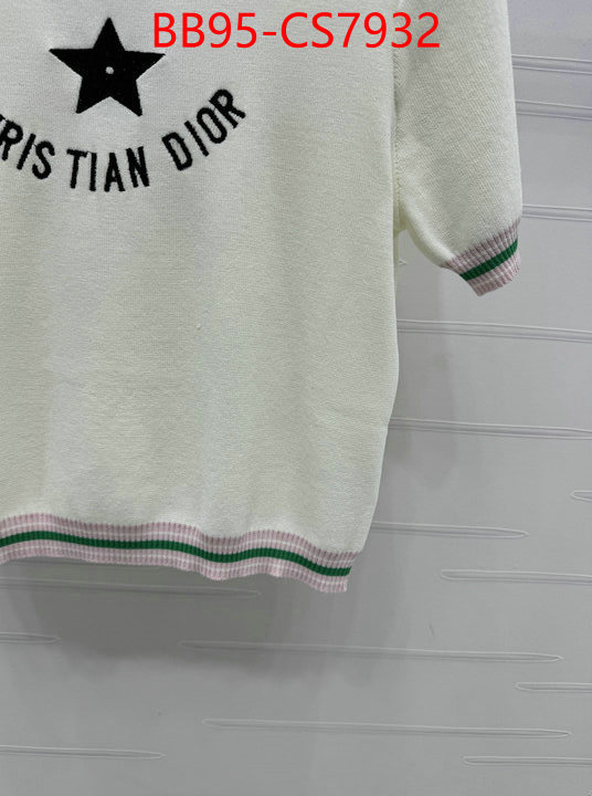 Clothing-Dior fashion replica ID: CS7932 $: 95USD