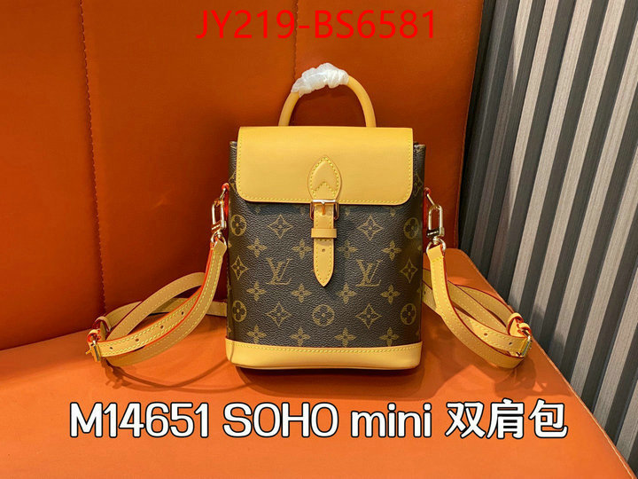 LV Bags(TOP)-Backpack- designer fake ID: BS6581 $: 219USD,