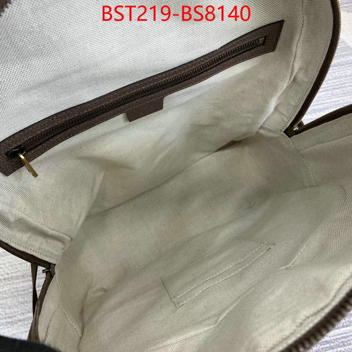 Gucci Bags(TOP)-Backpack- styles & where to buy ID: BS8140 $: 219USD,