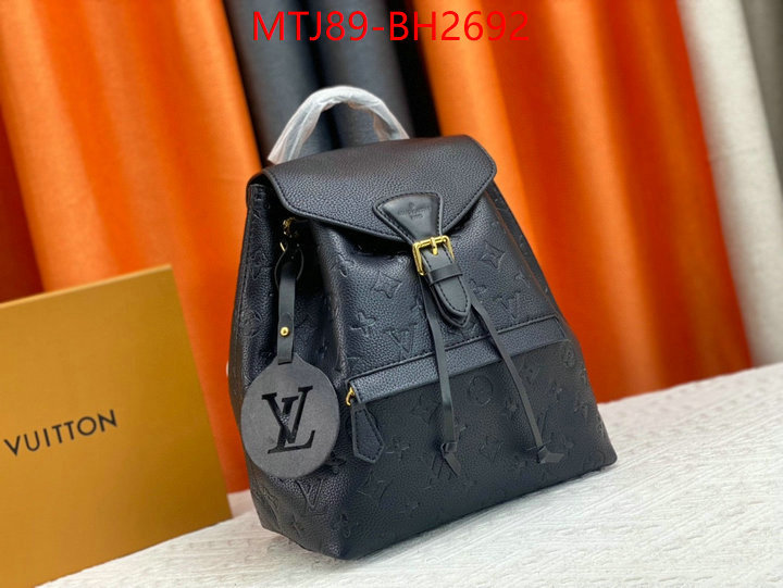 LV Bags(4A)-Backpack- the best affordable ID: BH2692 $: 89USD,
