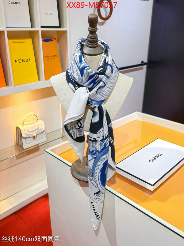 Scarf-Chanel knockoff highest quality ID: MS7037 $: 89USD