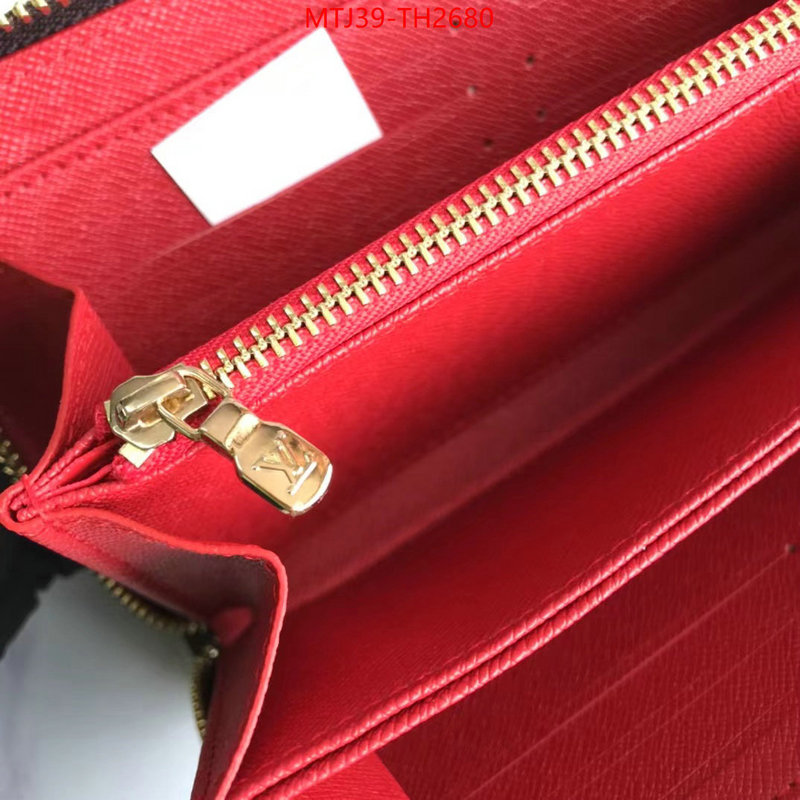 LV Bags(4A)-Wallet shop designer replica ID: TH2680 $: 39USD,