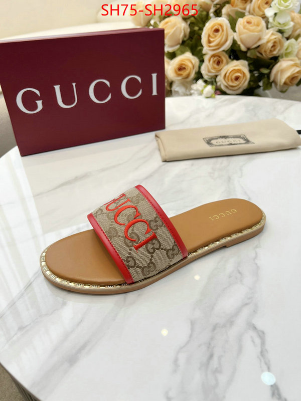 Women Shoes-Gucci where should i buy to receive ID: SH2965 $: 75USD