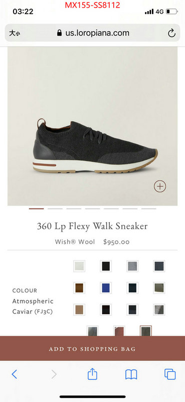 Men Shoes-Loro Piana buy 1:1 ID: SS8112 $: 155USD