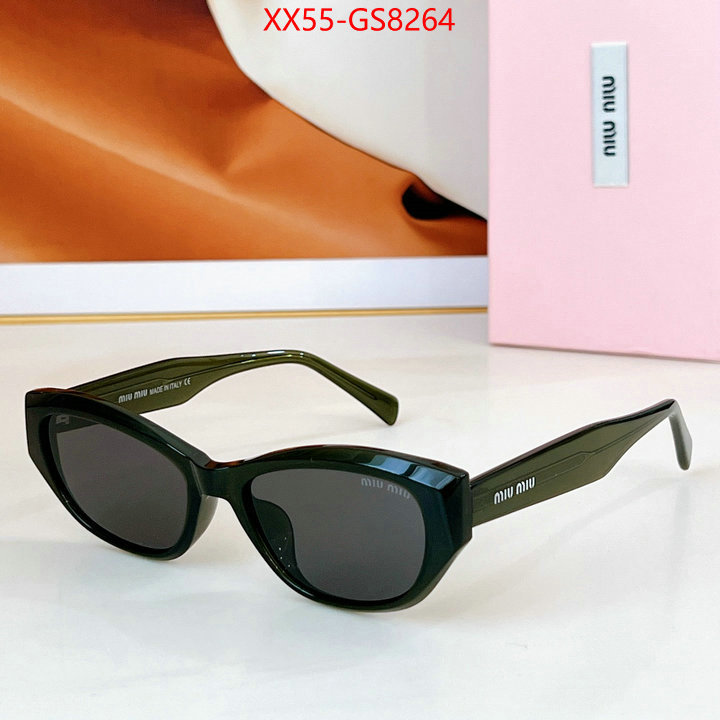 Glasses-Miu Miu we curate the best ID: GS8264 $: 55USD
