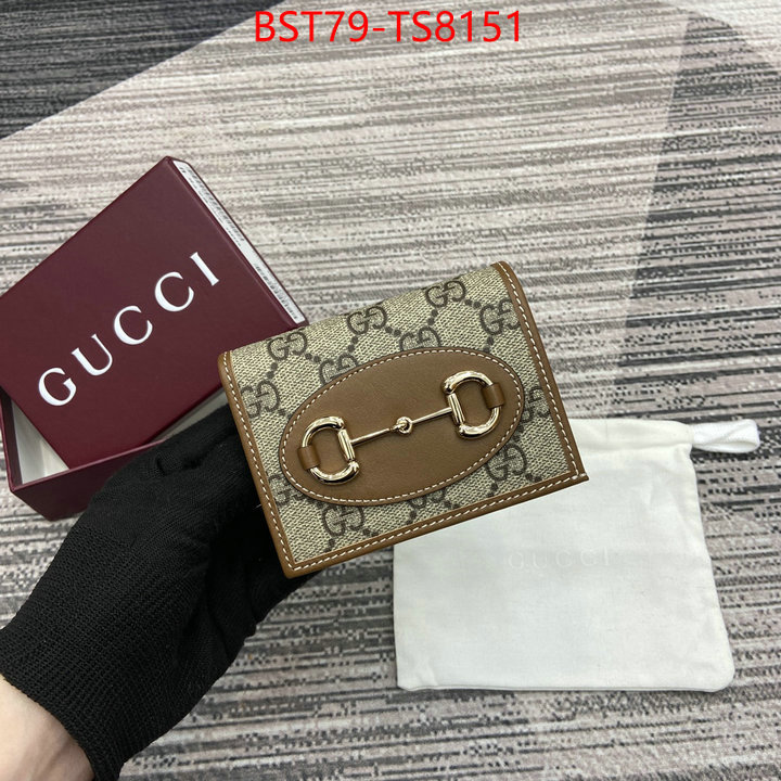 Gucci Bags(TOP)-Wallet- we curate the best ID: TS8151 $: 79USD,