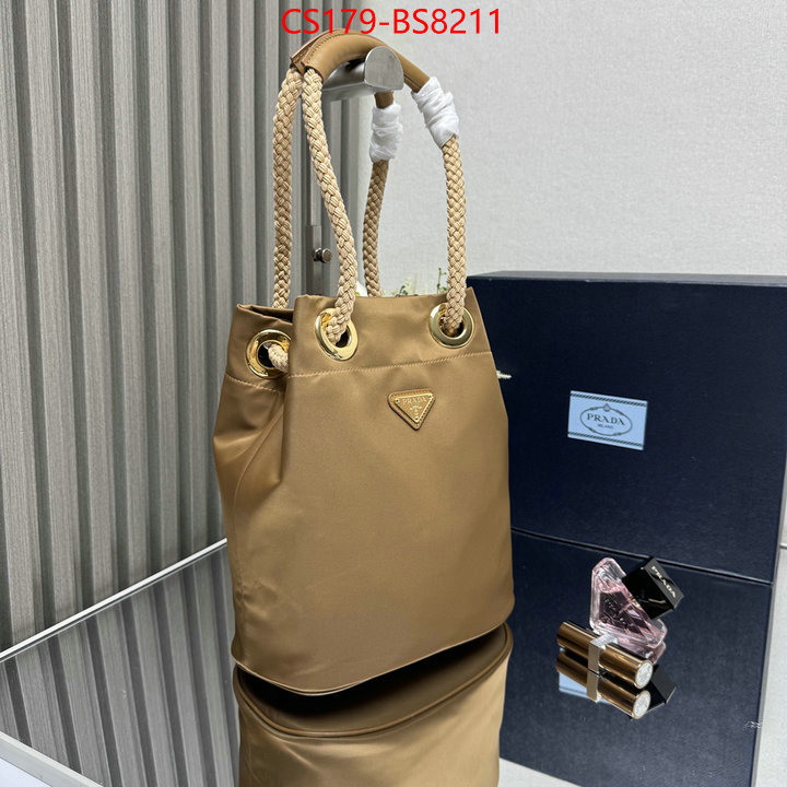 Prada Bags(TOP)-bucket bag designer replica ID: BS8211 $: 179USD,