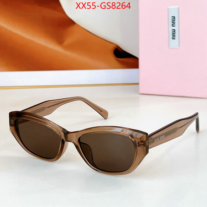 Glasses-Miu Miu we curate the best ID: GS8264 $: 55USD