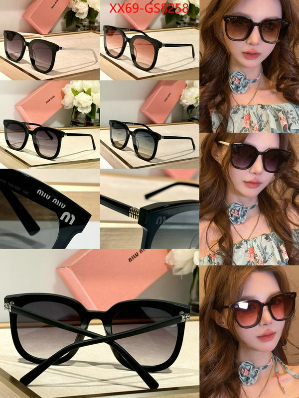 Glasses-Miu Miu fashion replica ID: GS8258 $: 69USD