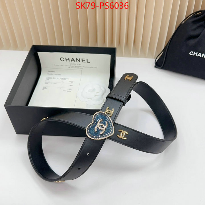 Belts-Chanel aaaaa+ replica designer ID: PS6036 $: 79USD