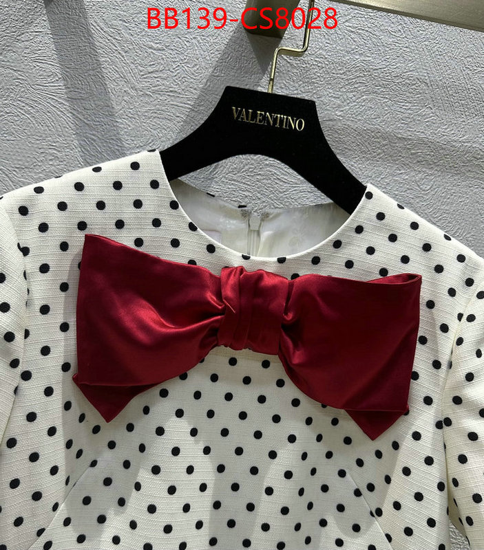 Clothing-Valentino brand designer replica ID: CS8028 $: 139USD