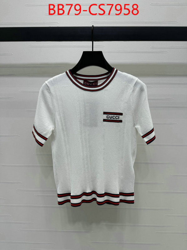 Clothing-Gucci best quality designer ID: CS7958 $: 79USD