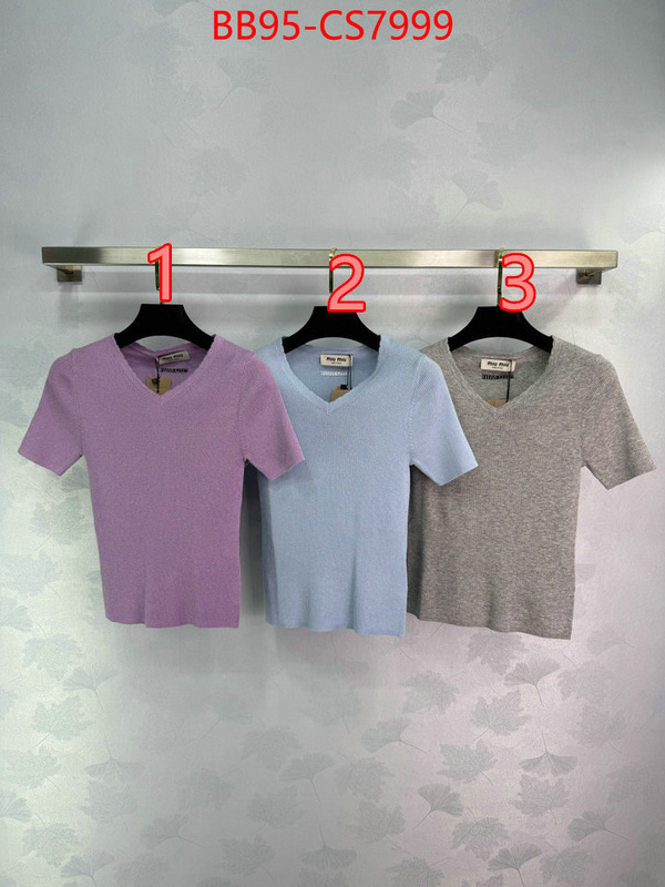 Clothing-MIU MIU luxury cheap ID: CS7999 $: 95USD