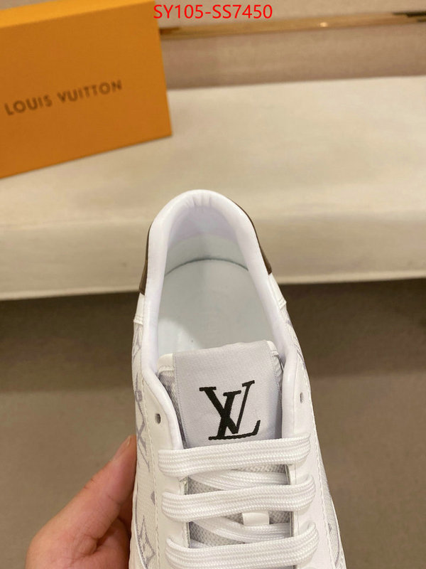 Men Shoes-LV aaaaa+ quality replica ID: SS7450 $: 105USD
