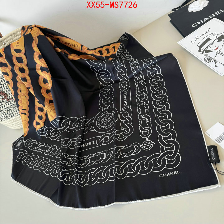 Scarf-Chanel what's the best to buy replica ID: MS7726 $: 55USD
