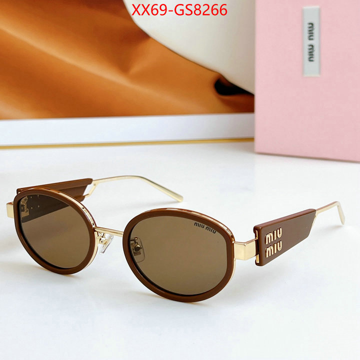 Glasses-Miu Miu designer fake ID: GS8266 $: 69USD