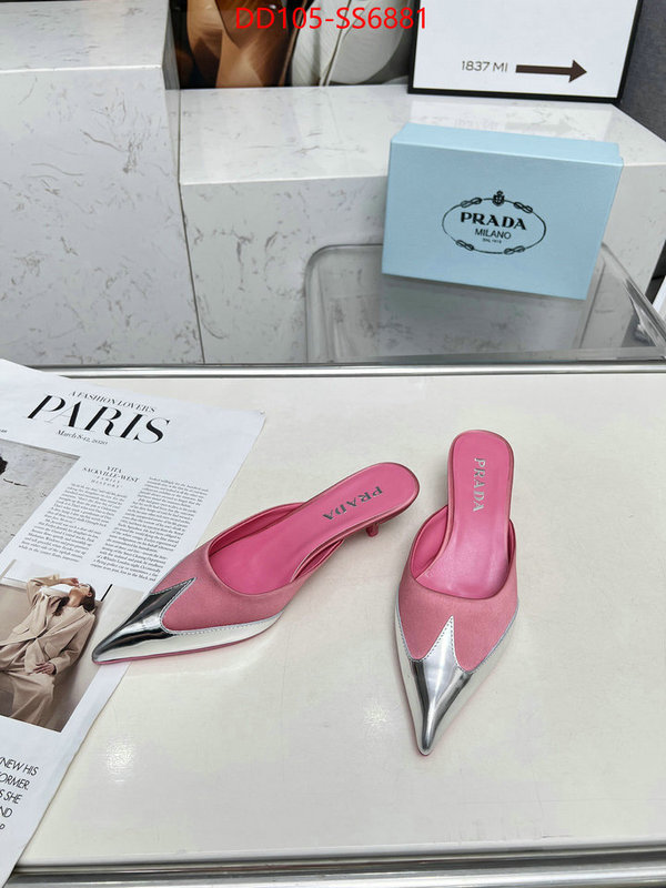 Women Shoes-Prada where can you buy a replica ID: SS6881 $: 105USD