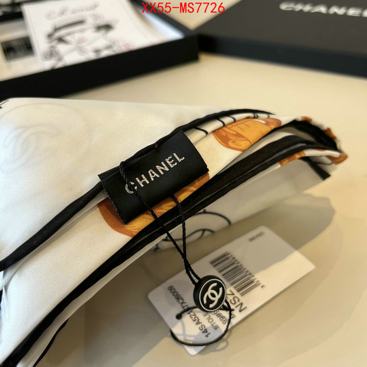 Scarf-Chanel what's the best to buy replica ID: MS7726 $: 55USD