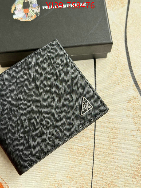 Prada Bags(4A)-Wallet found replica ID: TS8476 $: 39USD,