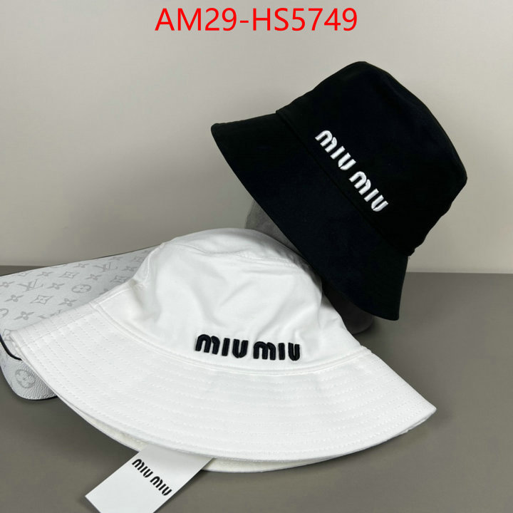 Cap(Hat)-Miu Miu styles & where to buy ID: HS5749 $: 29USD