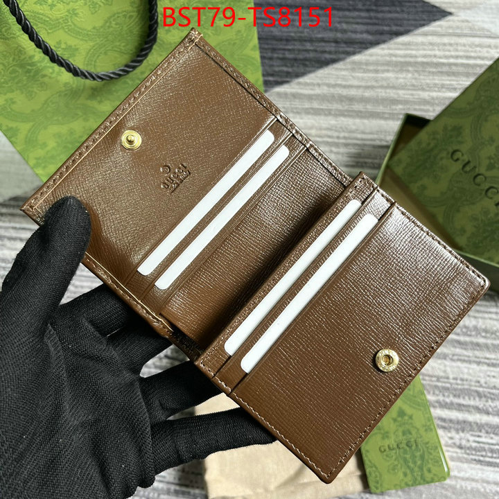 Gucci Bags(TOP)-Wallet- we curate the best ID: TS8151 $: 79USD,