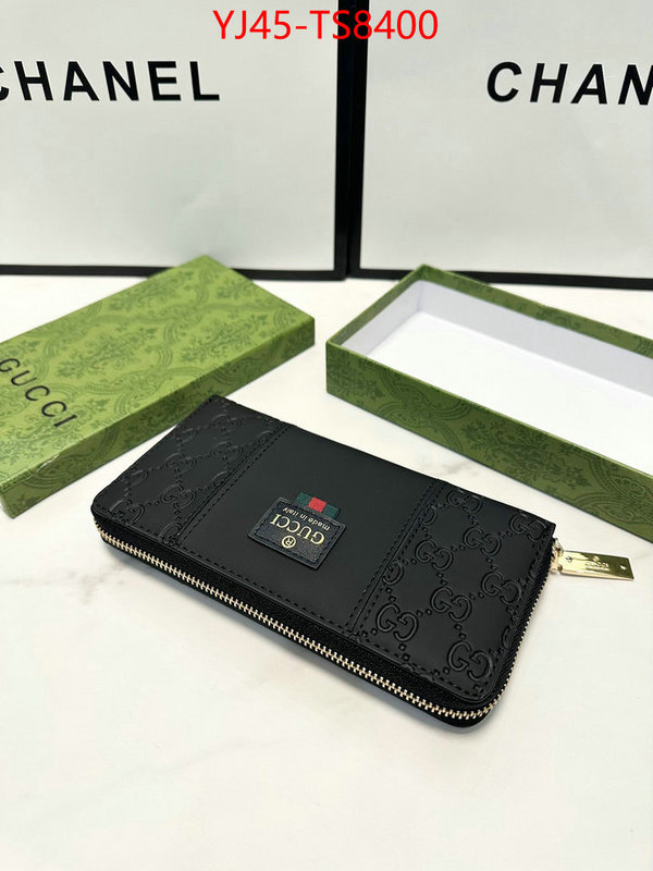Gucci Bags(4A)-Wallet- shop cheap high quality 1:1 replica ID: TS8400 $: 45USD,