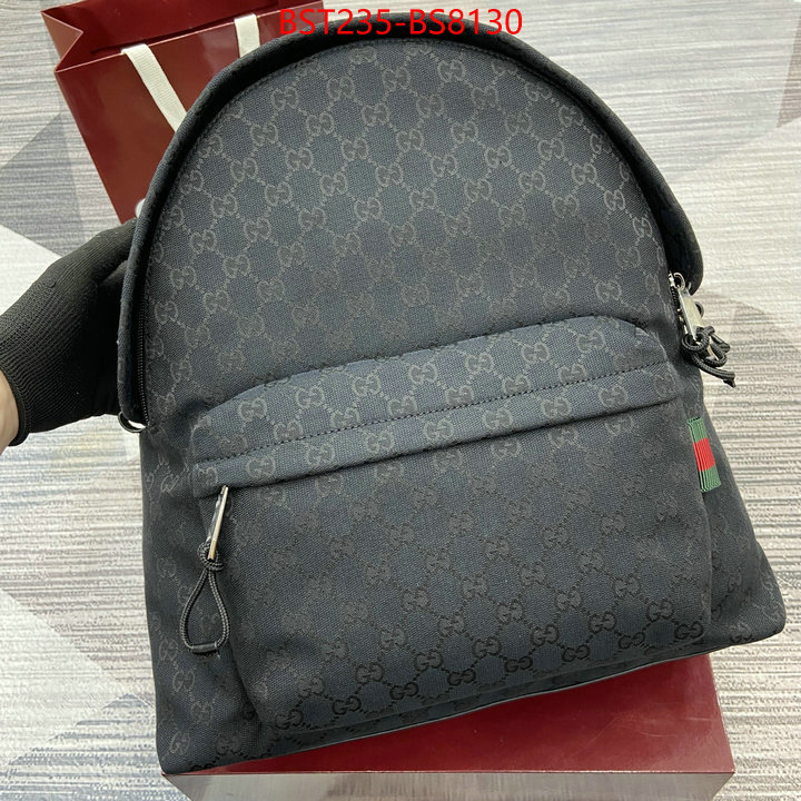 Gucci Bags(TOP)-Backpack- first copy ID: BS8130 $: 235USD,