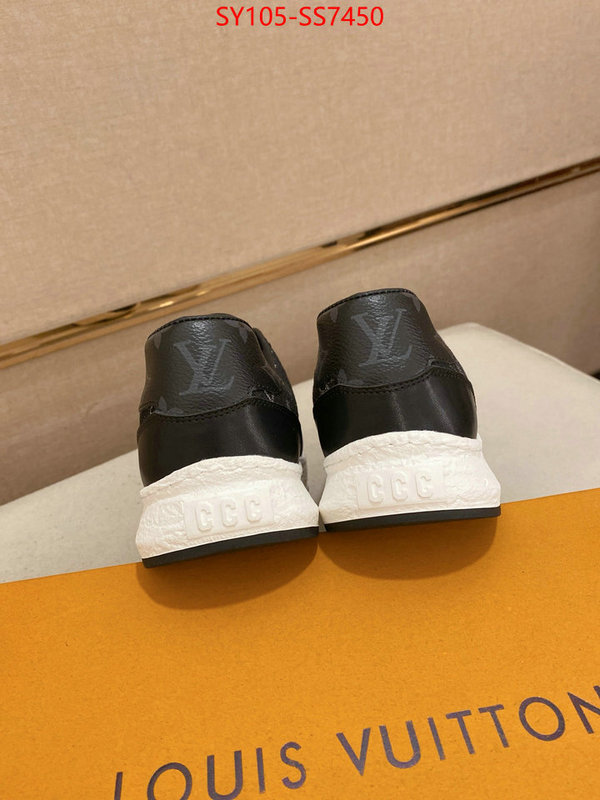 Men Shoes-LV aaaaa+ quality replica ID: SS7450 $: 105USD