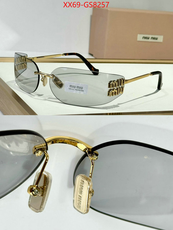 Glasses-Miu Miu high quality aaaaa replica ID: GS8257 $: 69USD