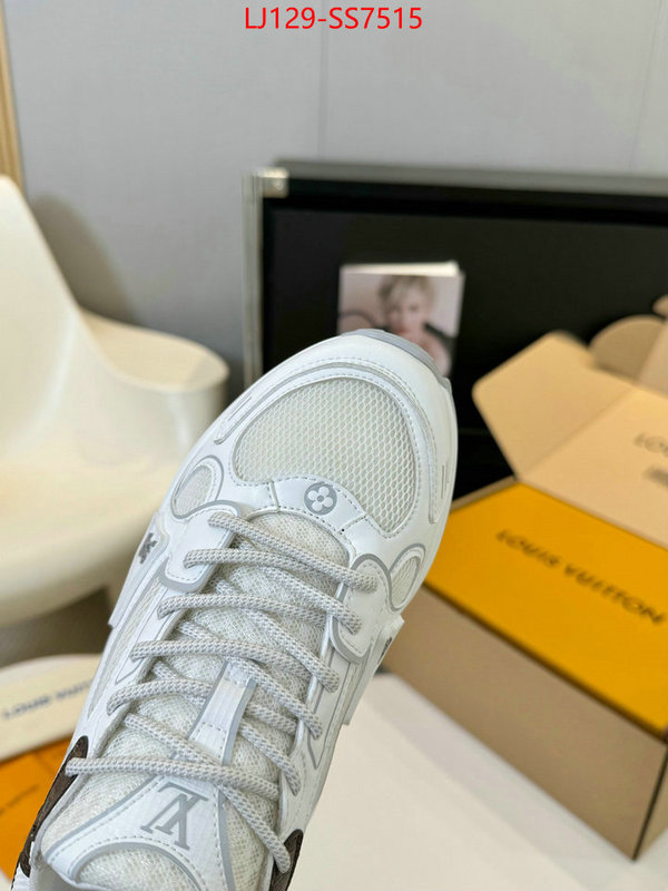Men Shoes-LV high quality replica ID: SS7515 $: 129USD