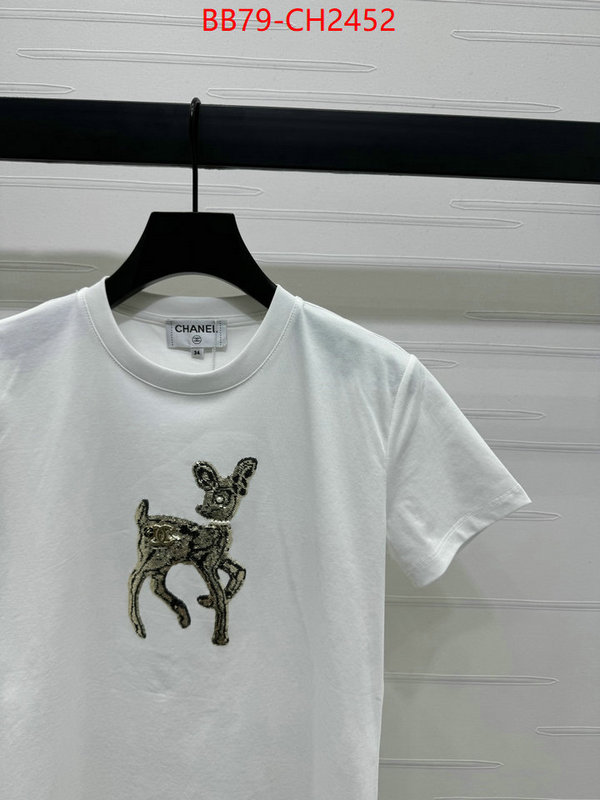 Clothing-Chanel the quality replica ID: CH2452 $: 79USD