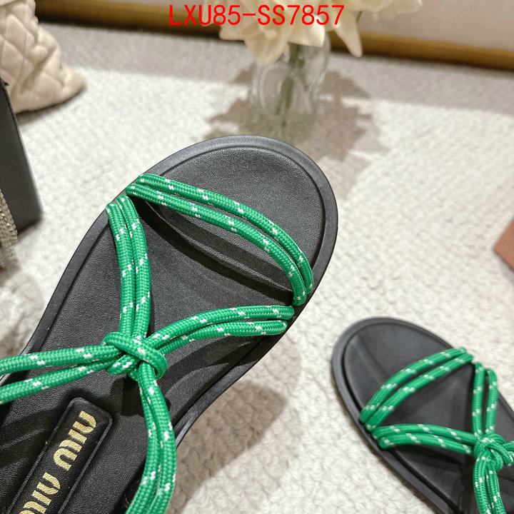 Women Shoes-Miu Miu high quality 1:1 replica ID: SS7857 $: 85USD