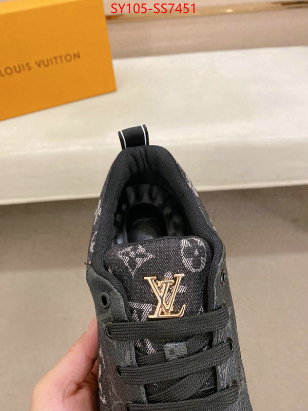 Men Shoes-LV aaaaa+ replica designer ID: SS7451 $: 105USD