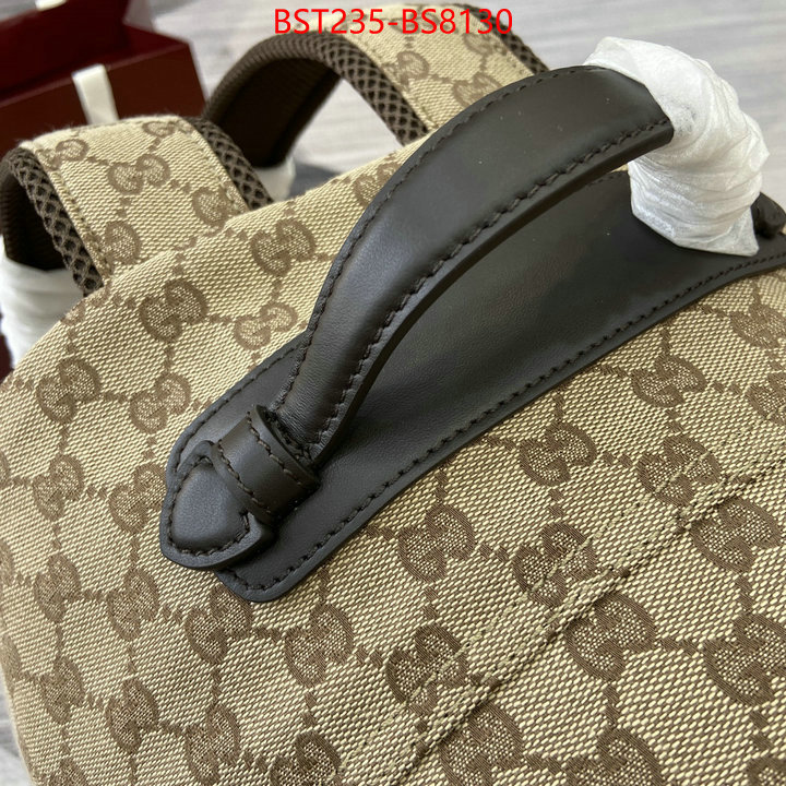 Gucci Bags(TOP)-Backpack- first copy ID: BS8130 $: 235USD,