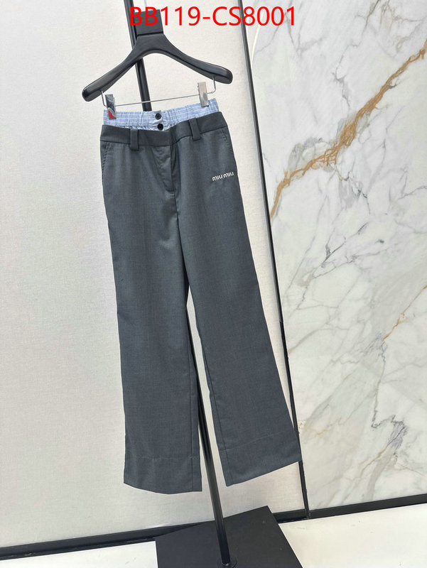 Clothing-MIU MIU wholesale imitation designer replicas ID: CS8001 $: 119USD