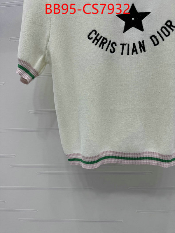 Clothing-Dior fashion replica ID: CS7932 $: 95USD