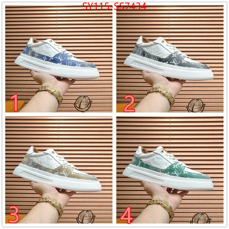 Men Shoes-LV 2024 aaaaa replica 1st copy ID: SS7434 $: 115USD