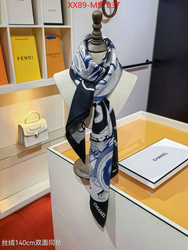 Scarf-Chanel knockoff highest quality ID: MS7037 $: 89USD