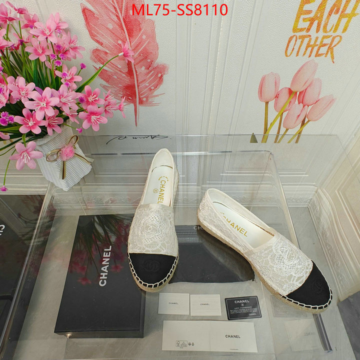 Women Shoes-Chanel the highest quality fake ID: SS8110 $: 75USD