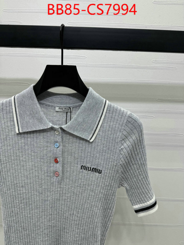 Clothing-MIU MIU buy best high-quality ID: CS7994 $: 85USD