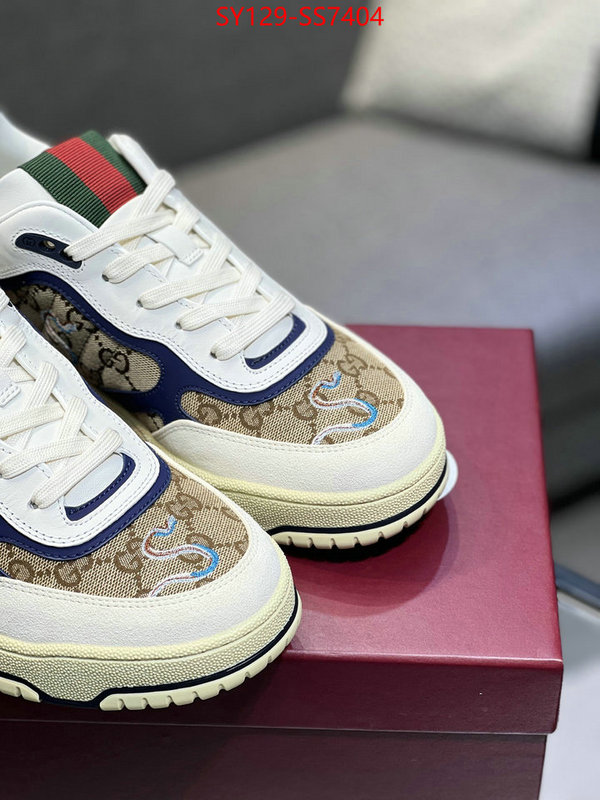 Men Shoes-Gucci what's the best to buy replica ID: SS7404 $: 129USD