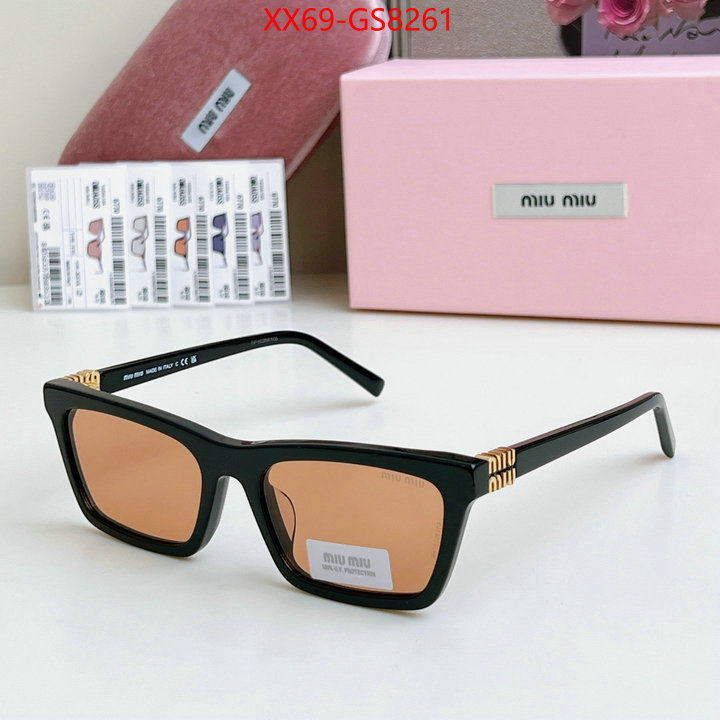 Glasses-Miu Miu best quality fake ID: GS8261 $: 69USD