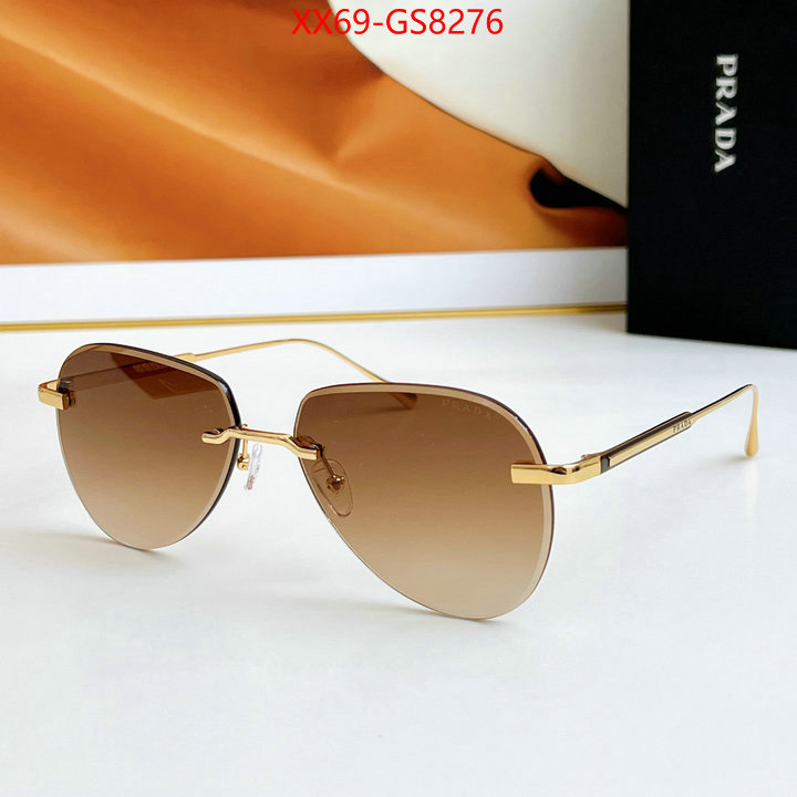 Glasses-Prada highest product quality ID: GS8276 $: 69USD