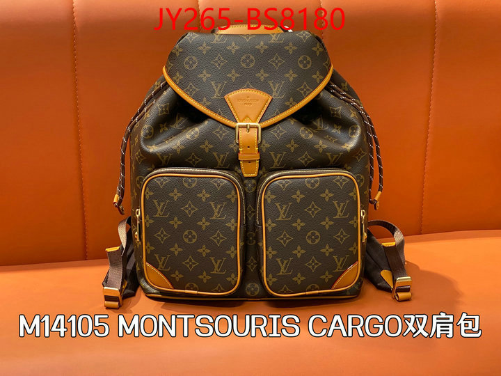 LV Bags(TOP)-Backpack- 2024 perfect replica designer ID: BS8180 $: 265USD,