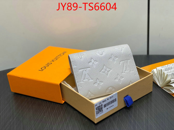 LV Bags(TOP)-Wallet top 1:1 replica ID: TS6604 $: 89USD,