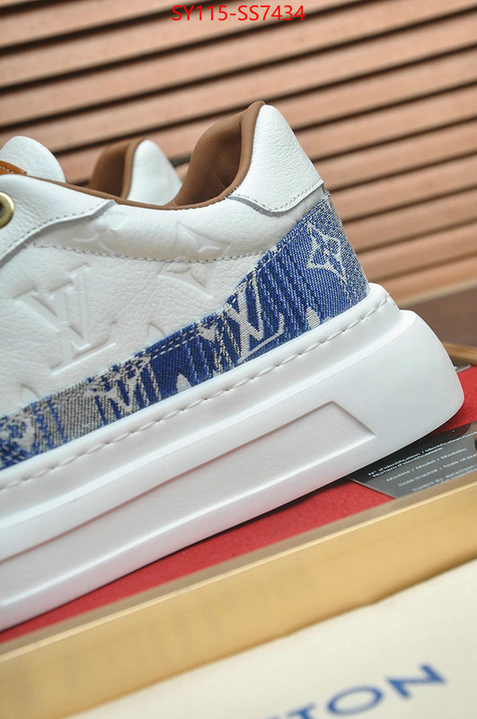 Men Shoes-LV 2024 aaaaa replica 1st copy ID: SS7434 $: 115USD