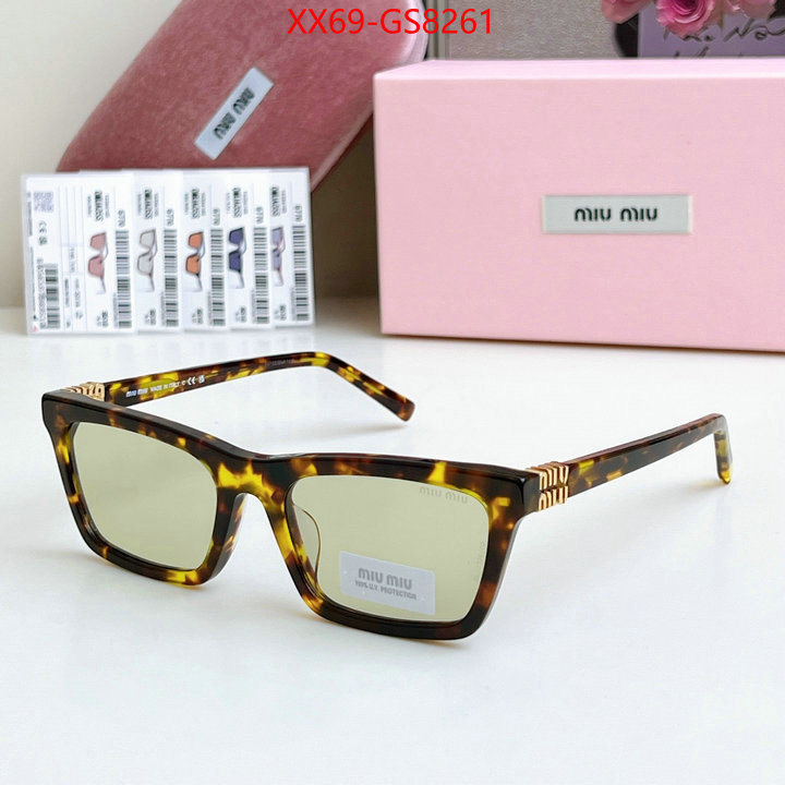 Glasses-Miu Miu best quality fake ID: GS8261 $: 69USD